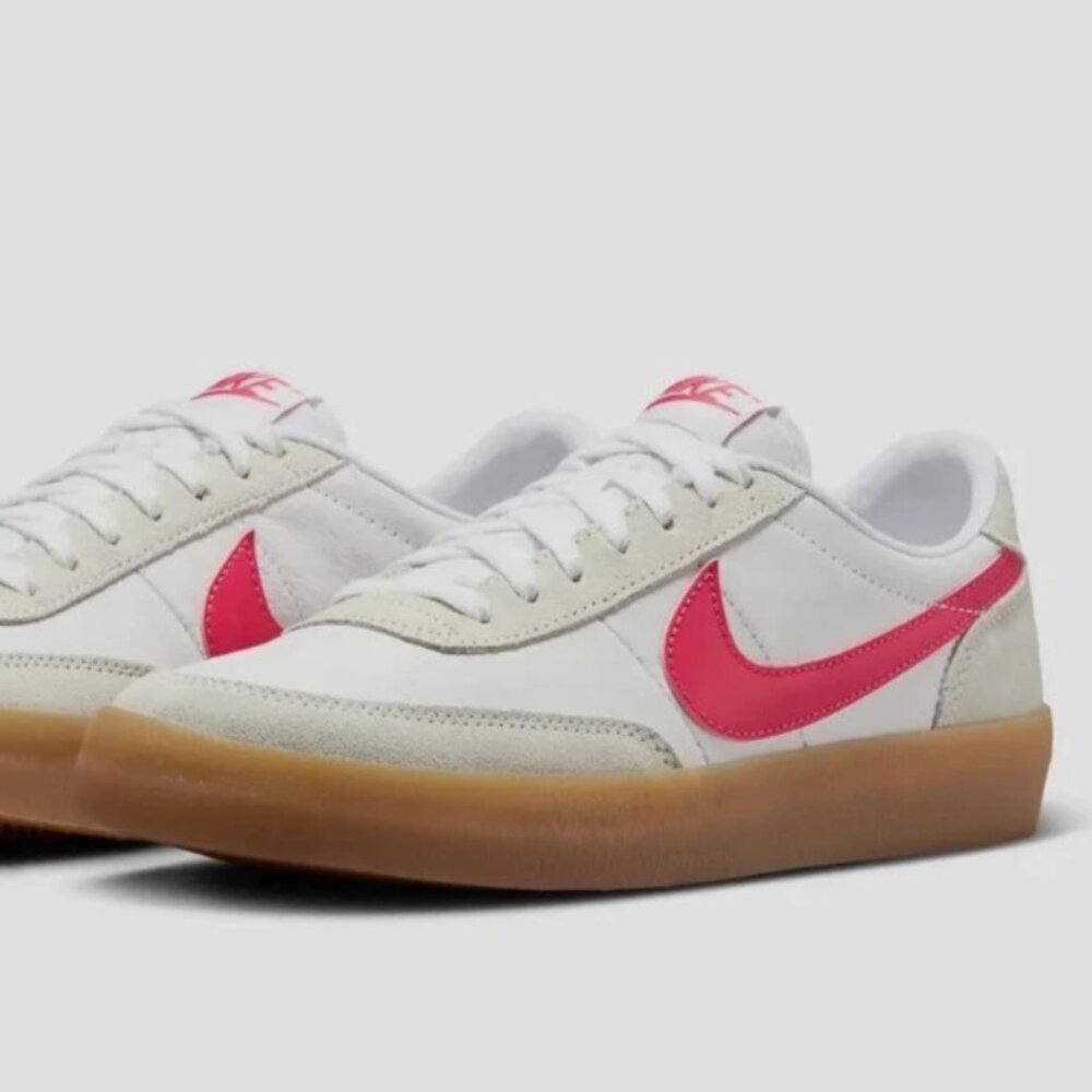 Womens Nike Killshot 2 Leather Casual Sneakers White Pink Gum